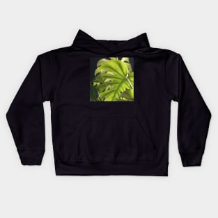 Monstera Layers Kids Hoodie